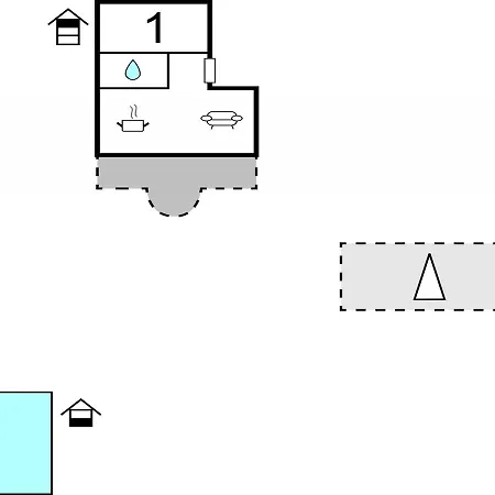One-bedroom In Διαμέρισμα *